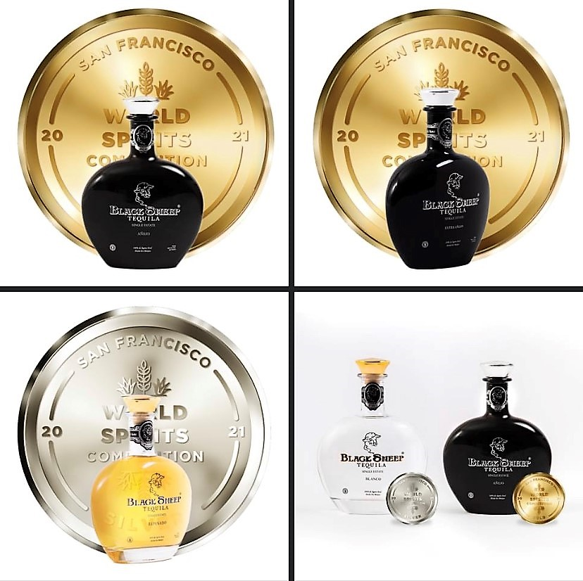 Black Sheep Handcrafted Luxury Tequila Pure De Agave