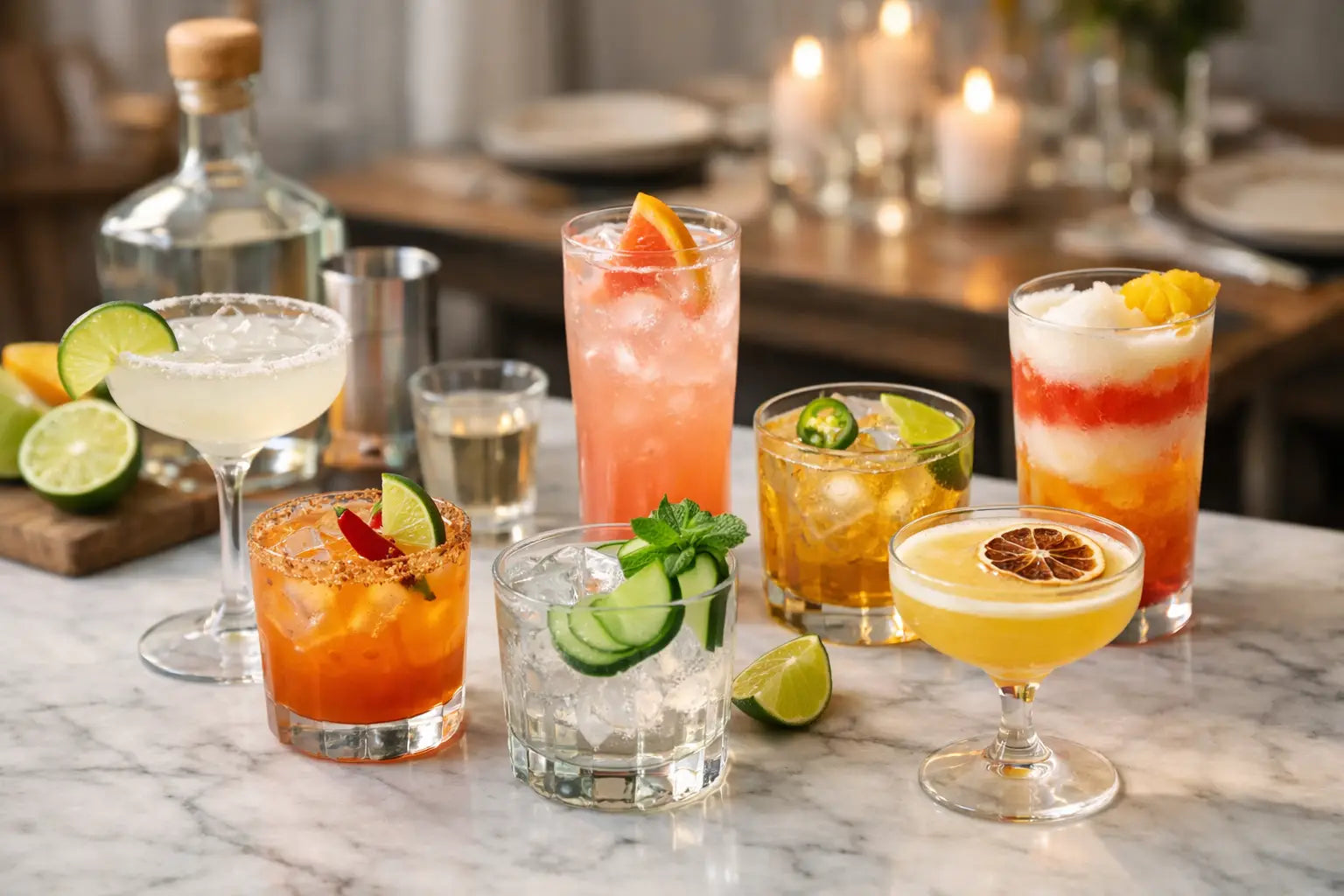 8 Top Tequila Cocktails for Dinner Parties
