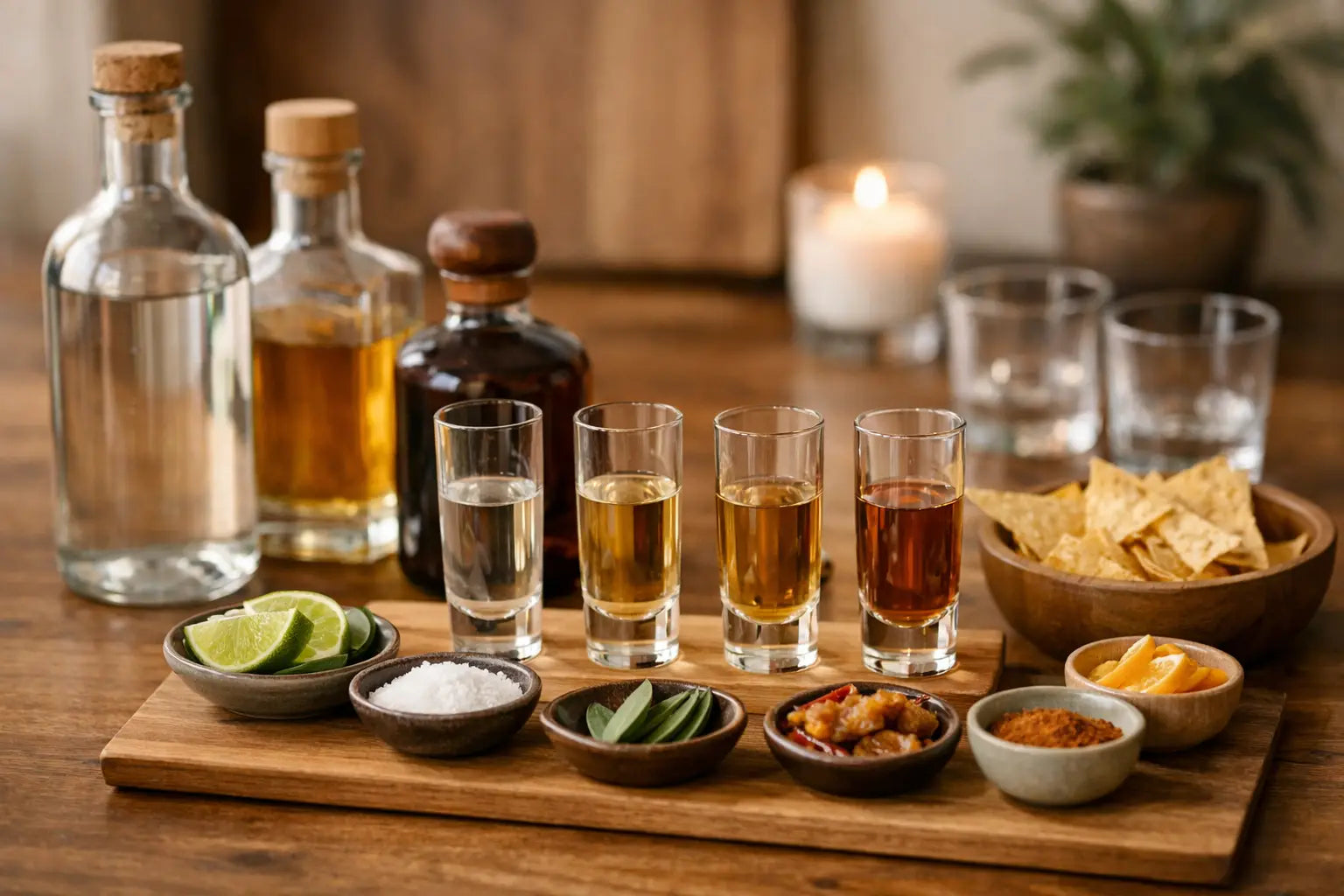 Additive-Free Tequila Tasting Example at Home